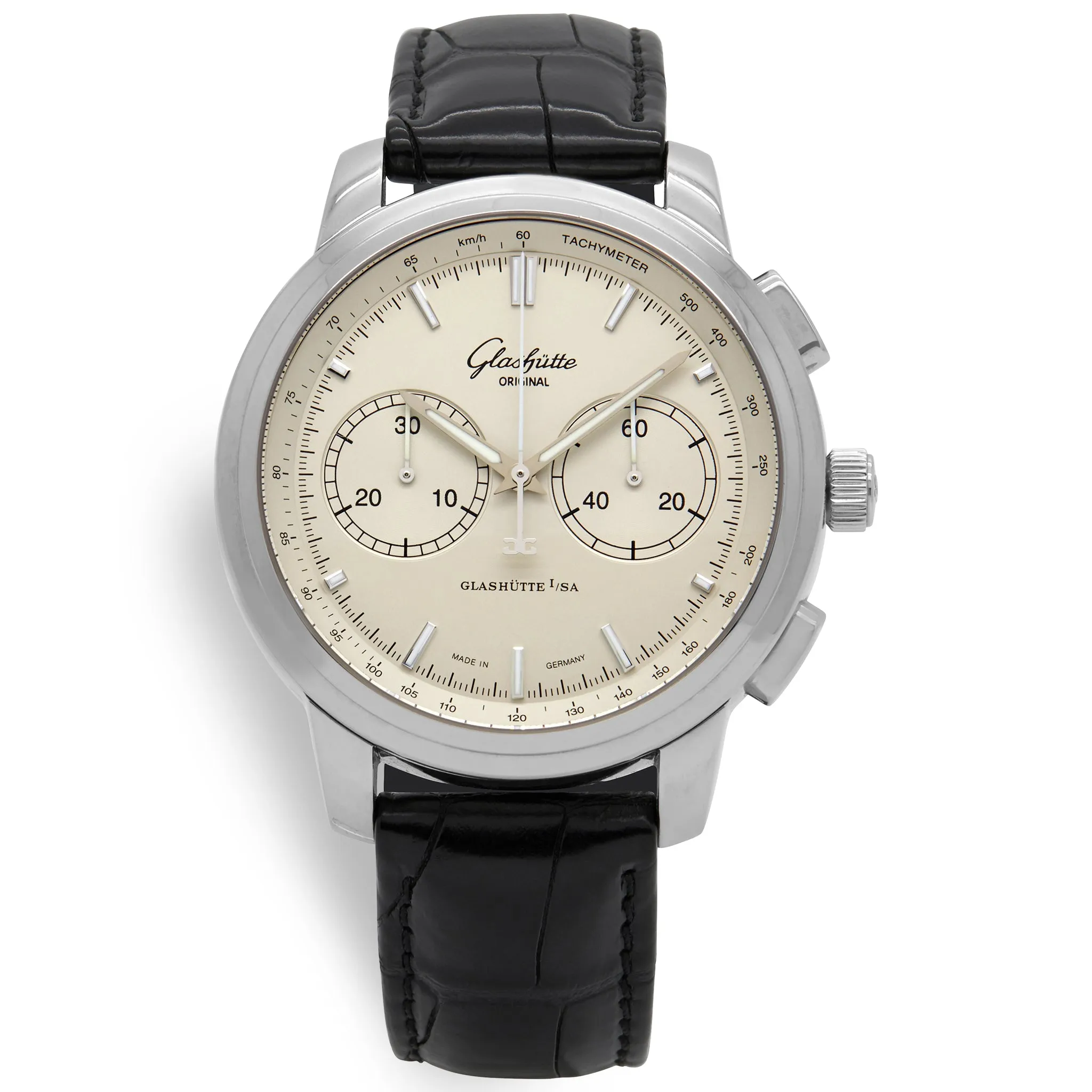 Glashutte Original Senator 39-34-21-42-04 Silver Dial Automatic Men's Watch