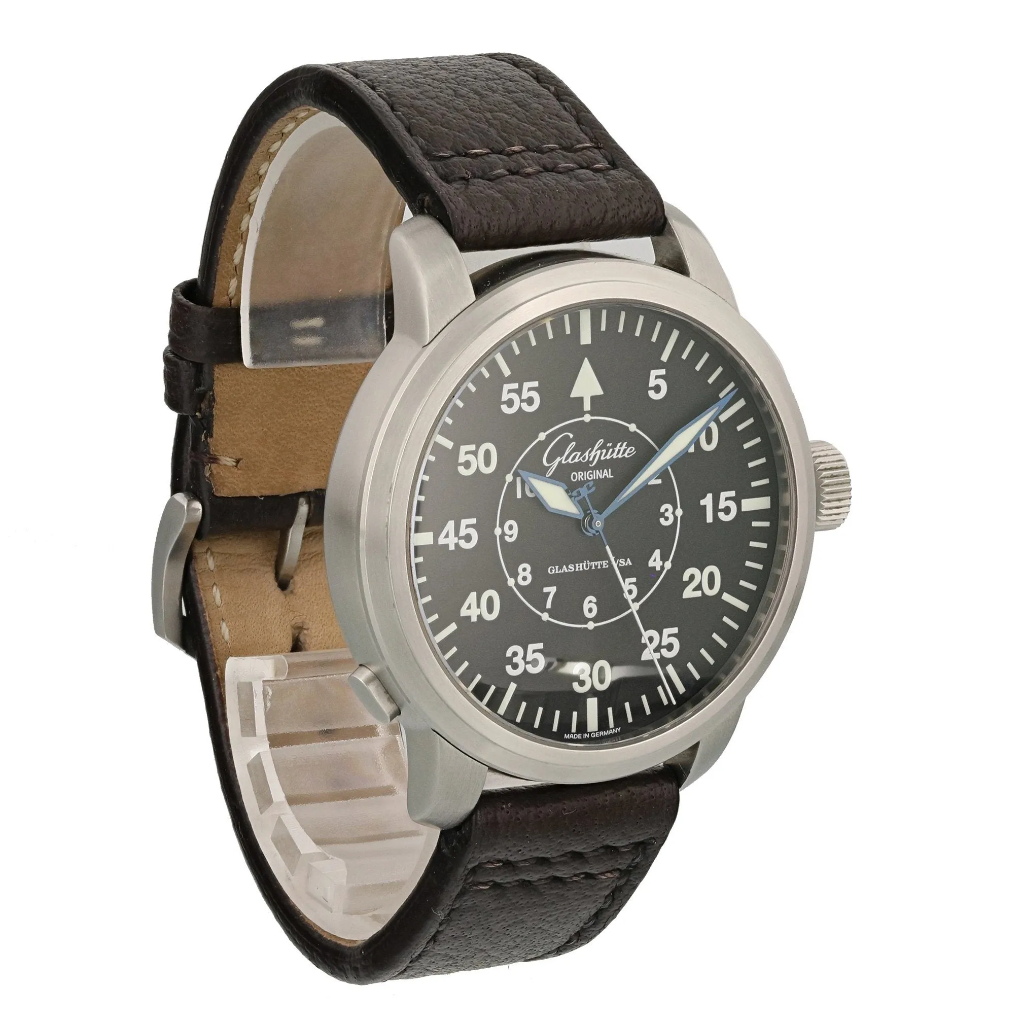 Glashutte Original Senator  Navigator 100-09-07-04-04 Men Watch Box Papers