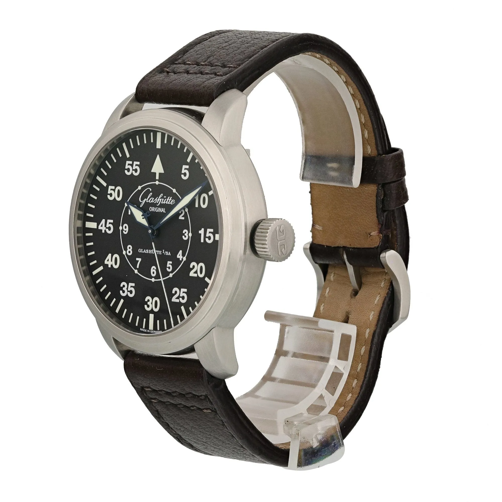 Glashutte Original Senator  Navigator 100-09-07-04-04 Men Watch Box Papers