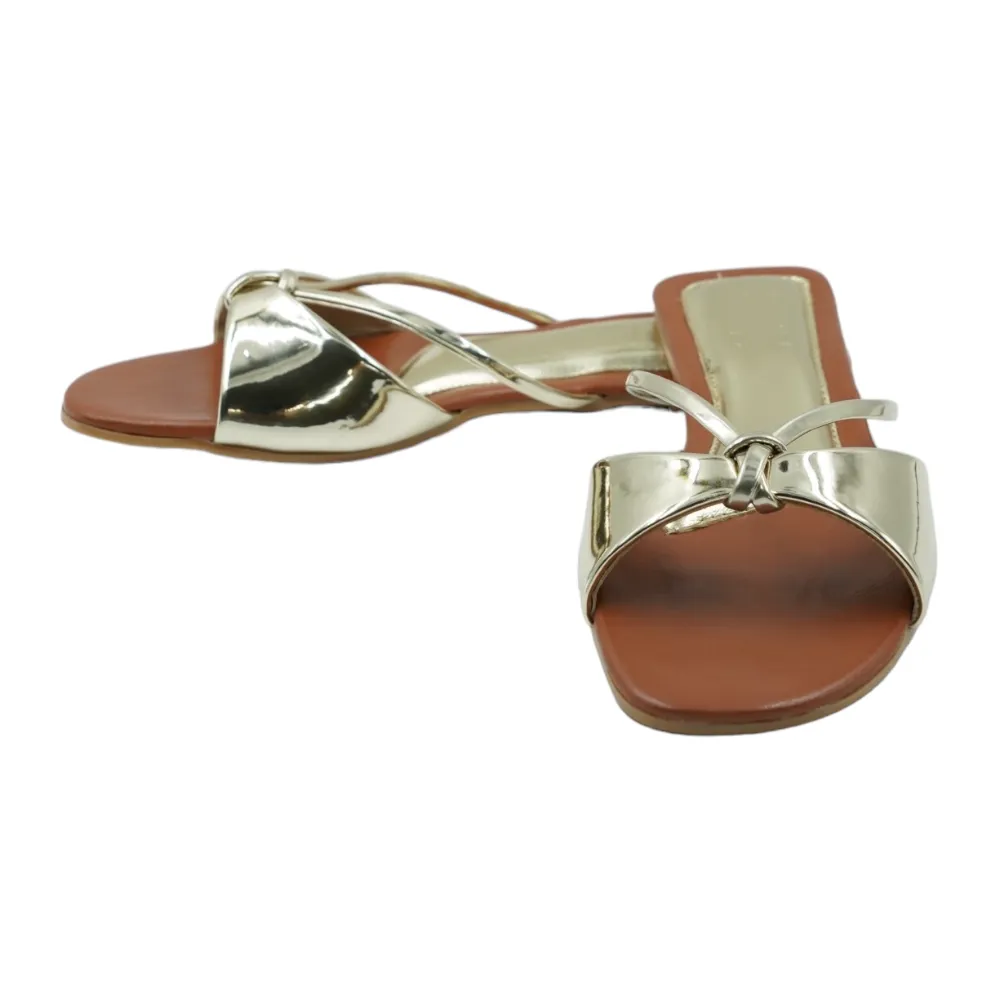 Gold Carolina Flats