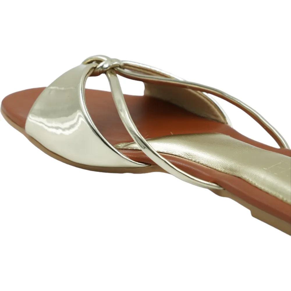 Gold Carolina Flats