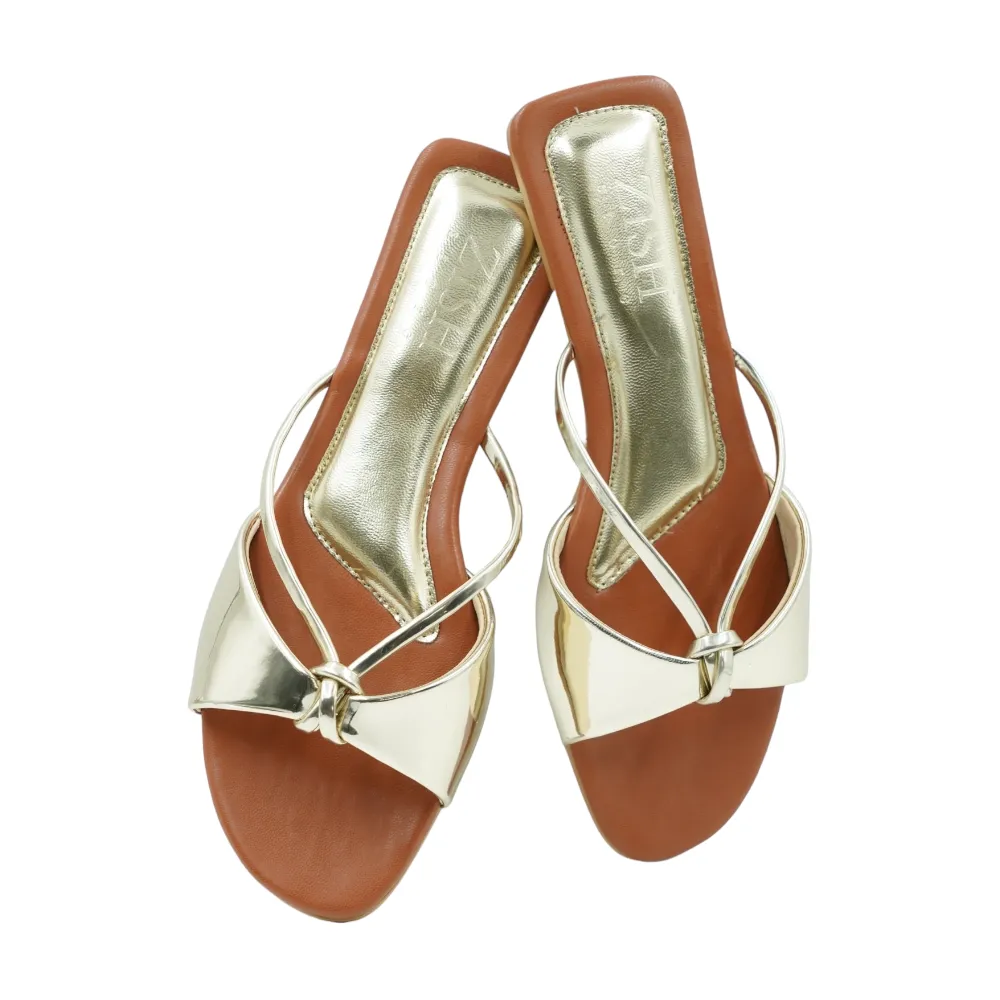 Gold Carolina Flats