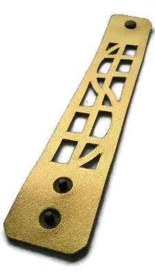 Golden The Good Luck, Self Empowering Bracelet.  Gold Leather Cuff bracelet.