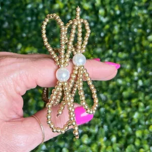 Goldtone Bow Bracelet