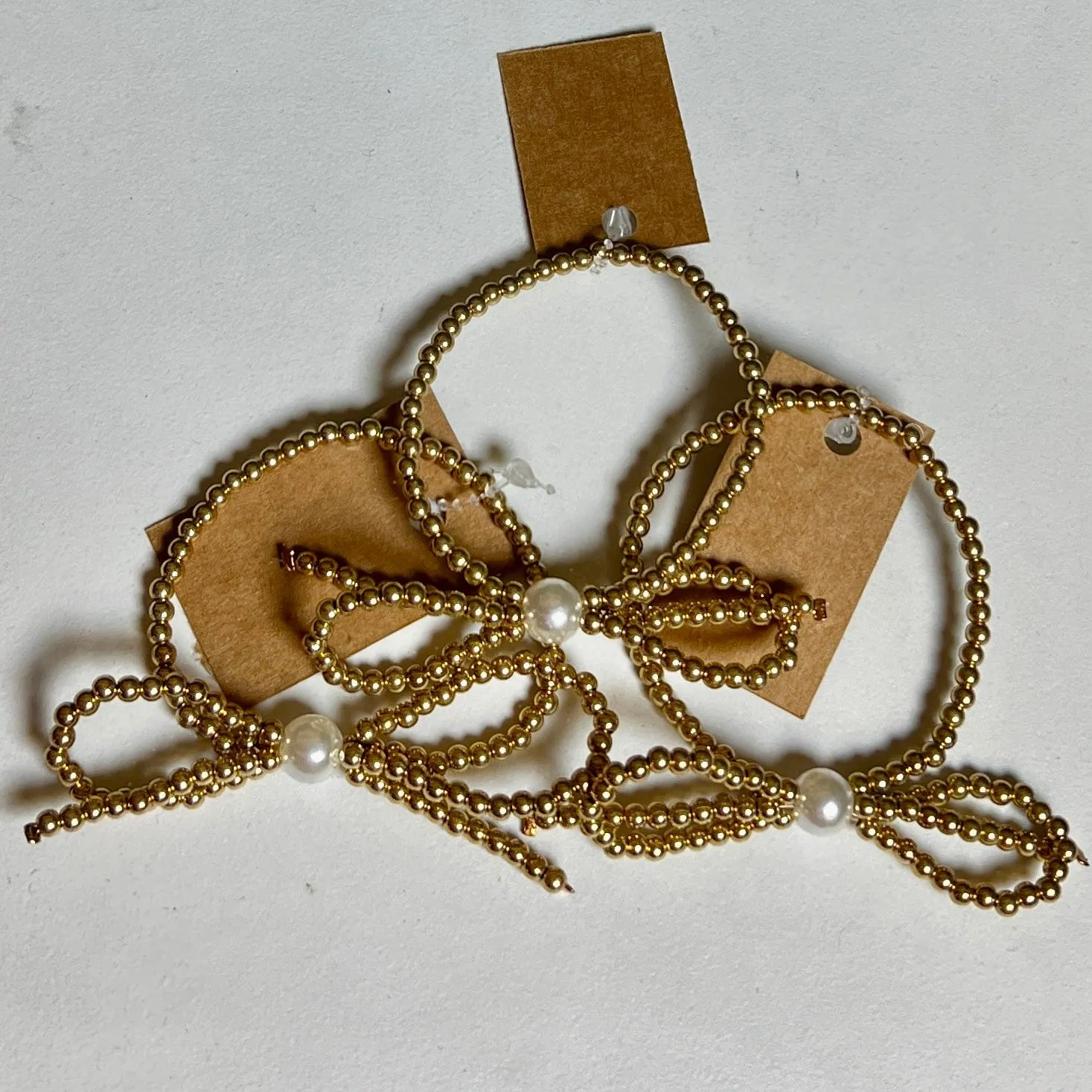 Goldtone Bow Bracelet