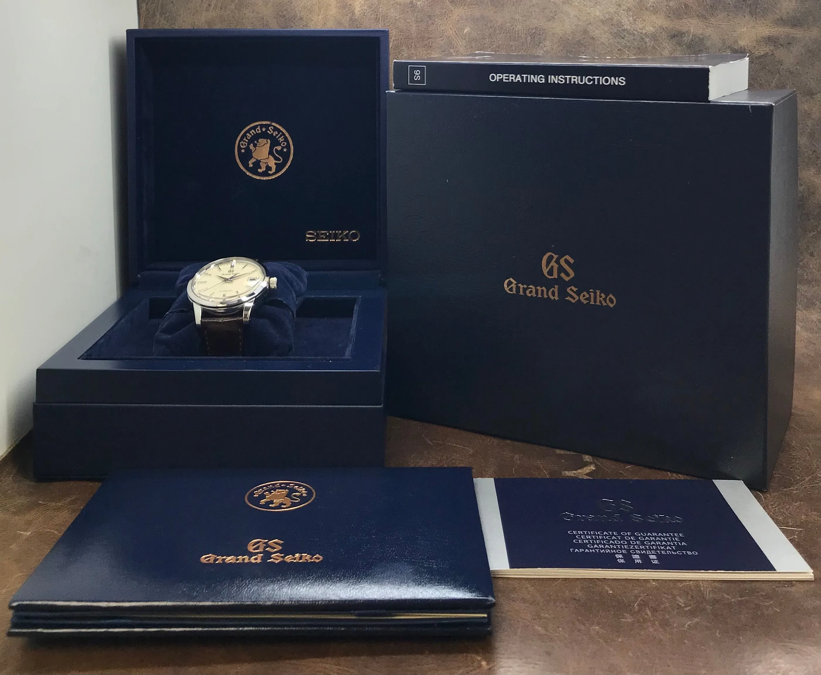 Grand Seiko Elegance Collection B&P SBGR261 Ivory Dial Automatic Men's Watch
