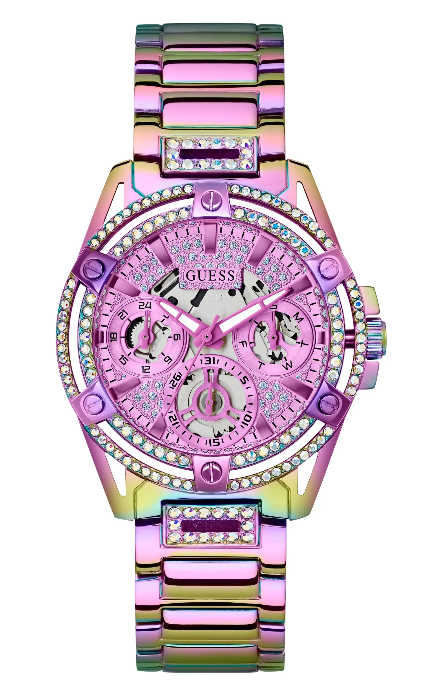 Guess Queen Iridescent Cut Watch GW0464L4