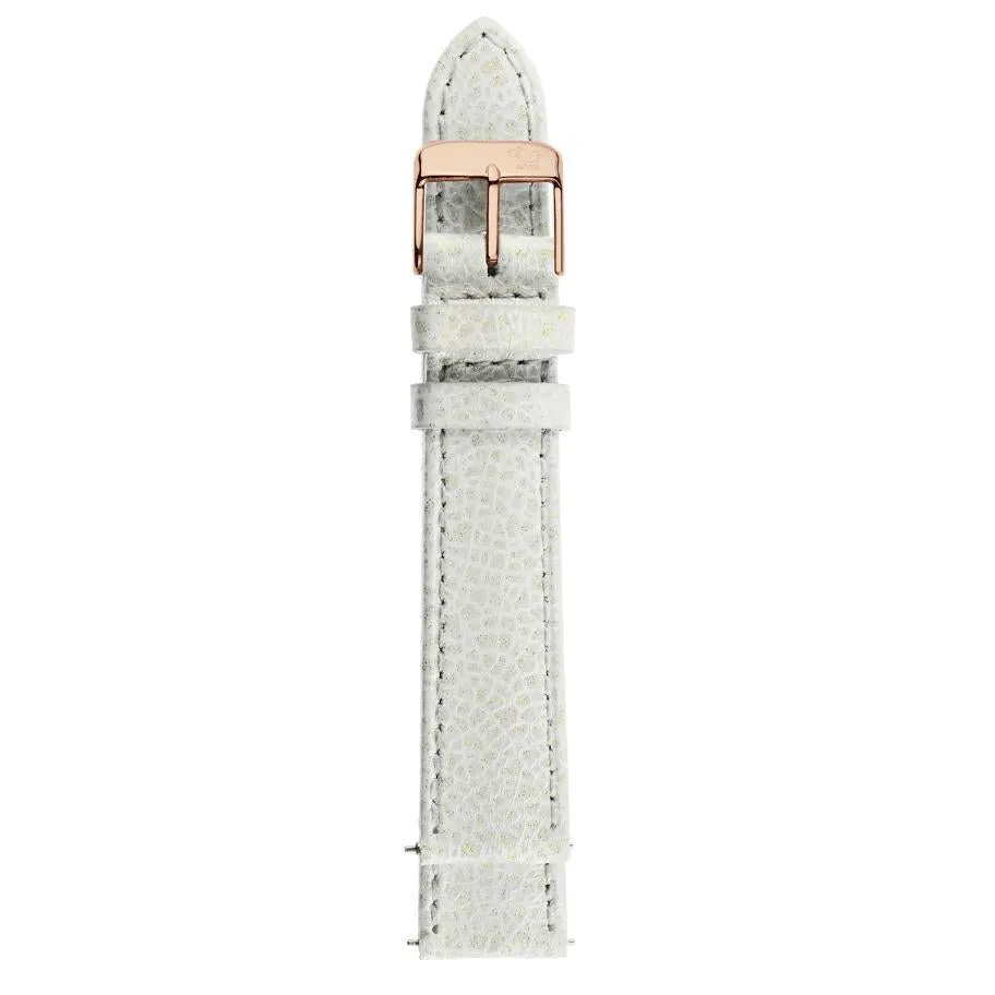 GV2 18mm Quick Release Sparkle Leather Strap