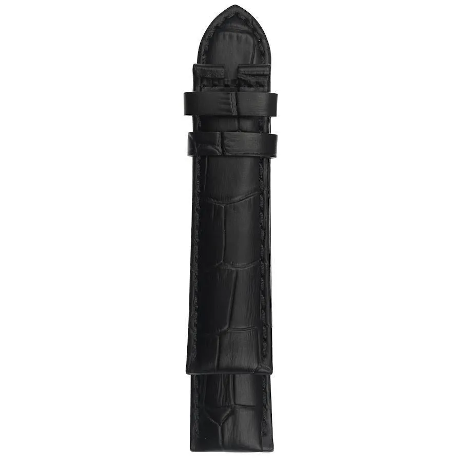 GV2 Montreux 22mm Alligator Pattern Leather Strap