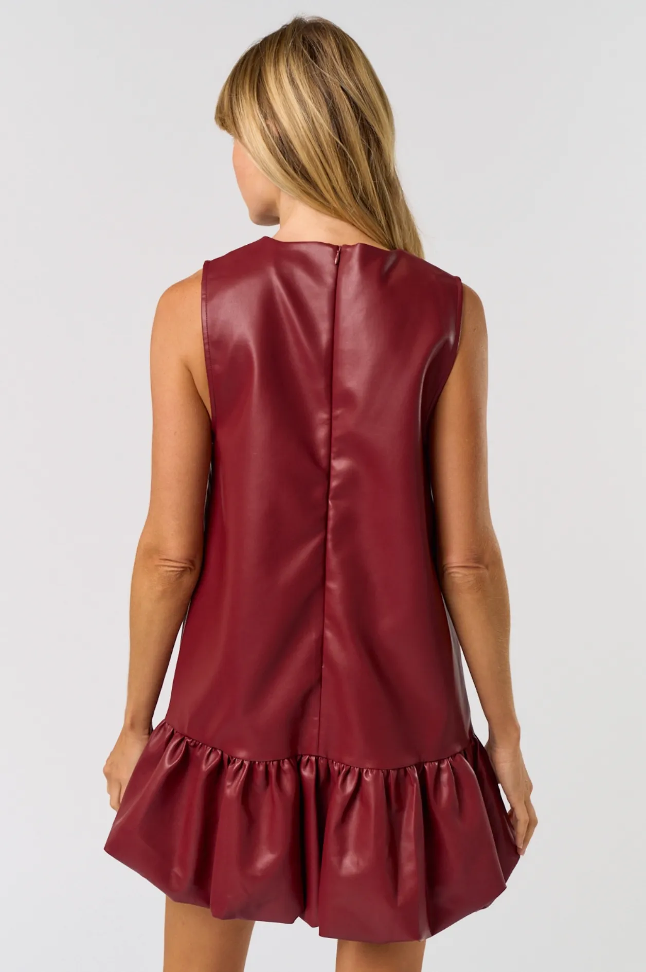 Halsey Bubble Leather Dress - Two Colors