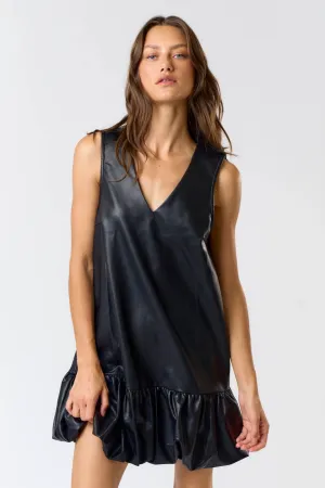 Halsey Bubble Leather Dress - Two Colors