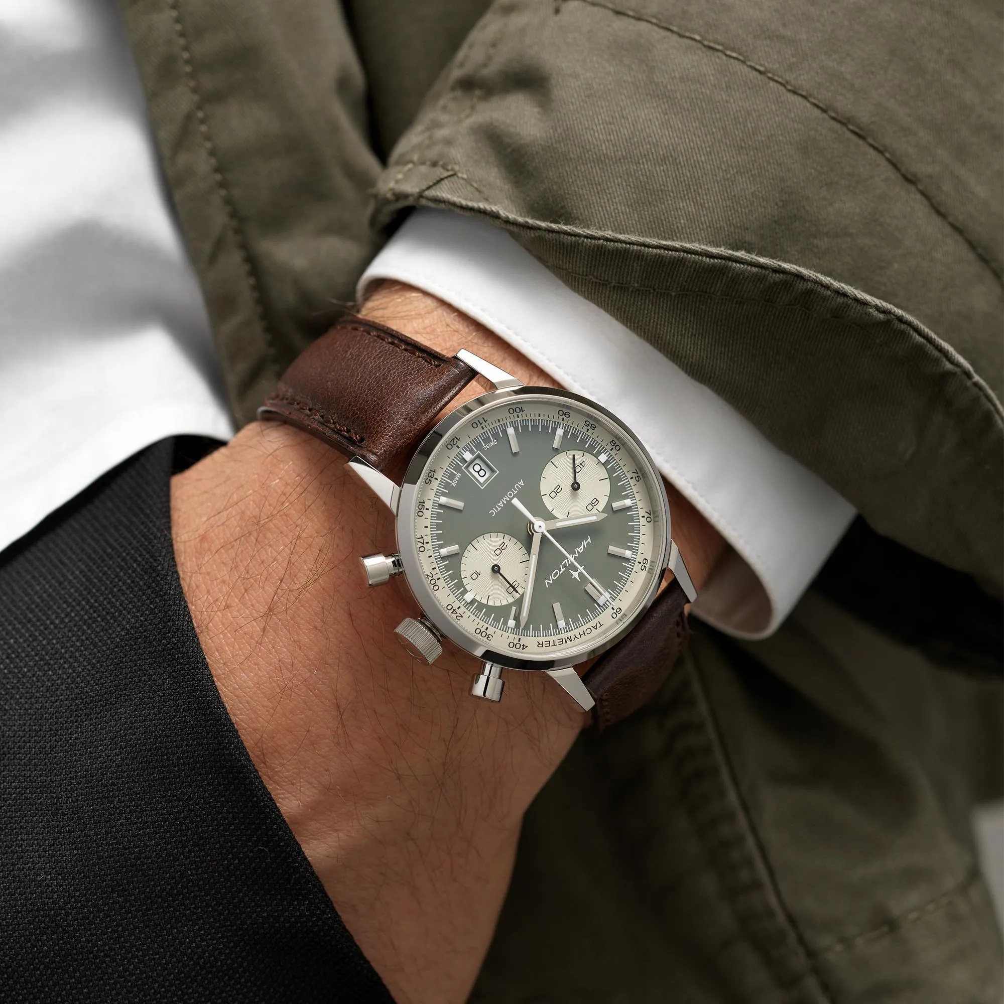 Hamilton American Classic Intra-Matic Auto Chrono 40mm Men's Watch H38416560
