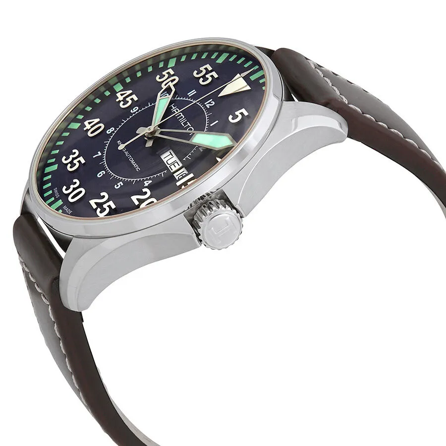 Hamilton Khaki Aviation Pilot Automatic Blue Dial Men's Watch H64715545