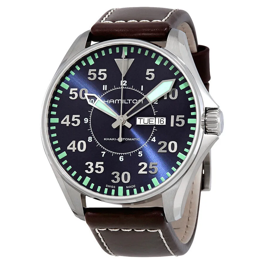 Hamilton Khaki Aviation Pilot Automatic Blue Dial Men's Watch H64715545