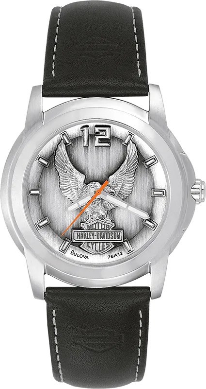 Harley Davidson Medallion Men's Watch 76A12