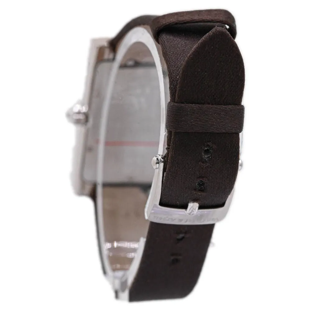 Harry Winston Ladies Avenue White Gold 24mm Brown Diamond Dial Watch Reference #: 310LQW