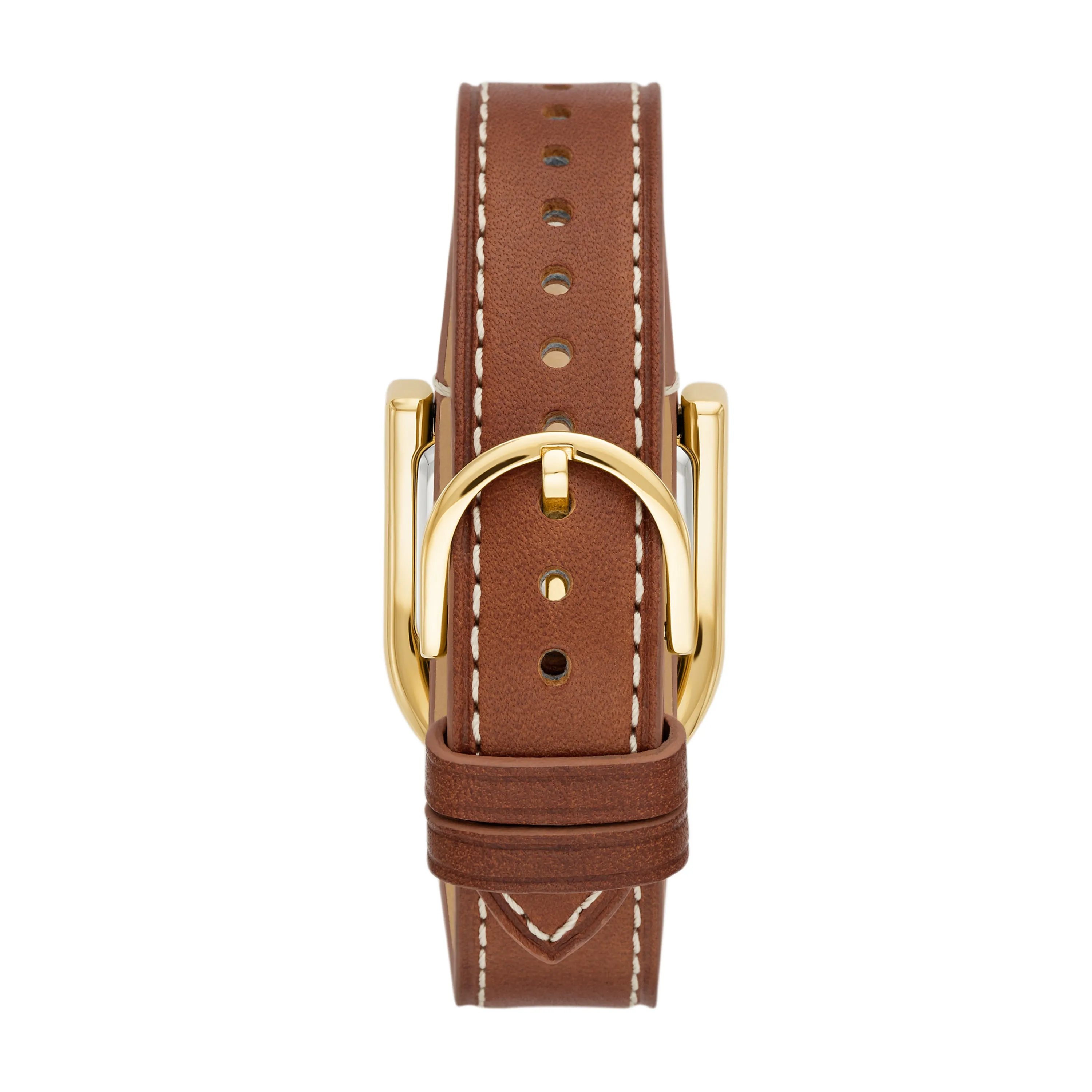 Harwell Three-Hand Medium Brown Leather Watch