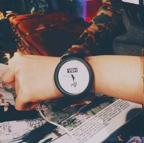 HBA Leather Strap Watch