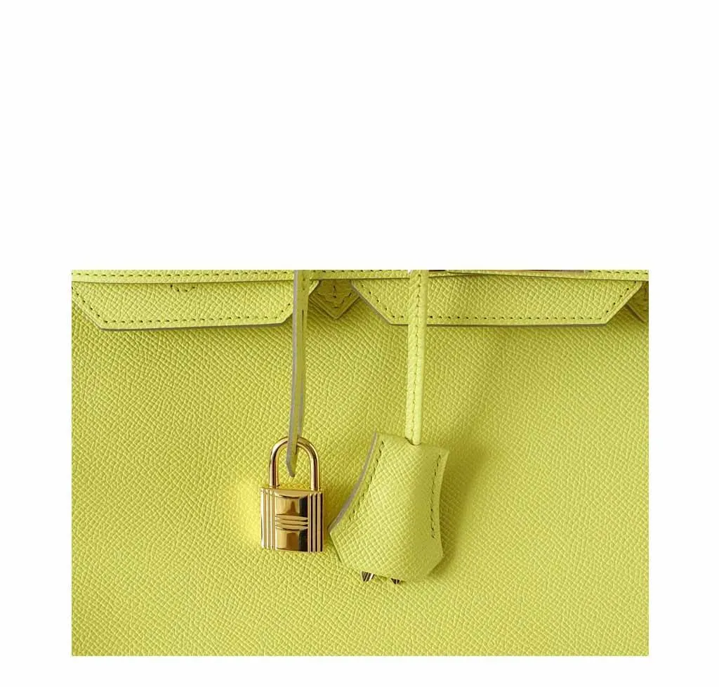 Hermès Birkin 35 Souffre Yellow Bag