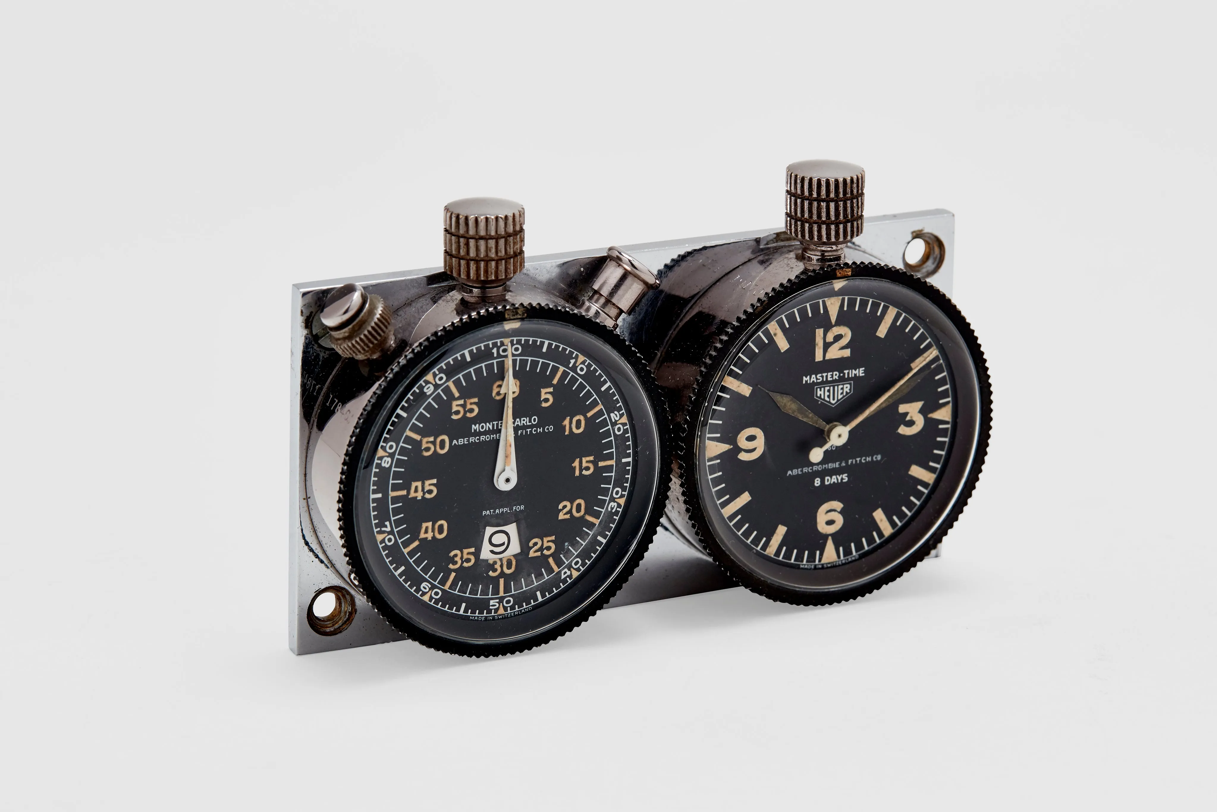Heuer Abercrombie & Fitch Dashboard Clock & Timer