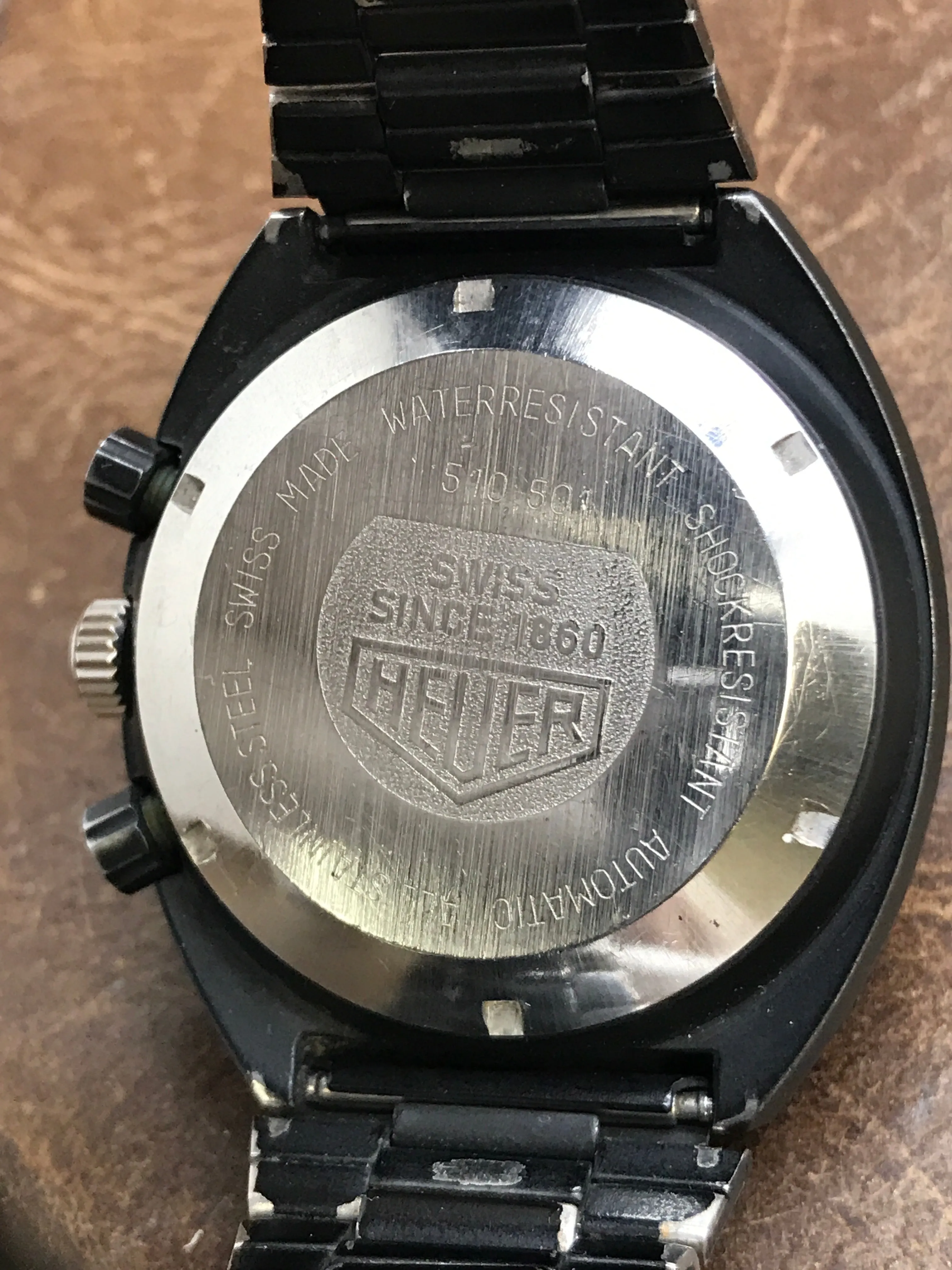 Heuer Pilot 510.501 Black Dial Automatic Men's Watch