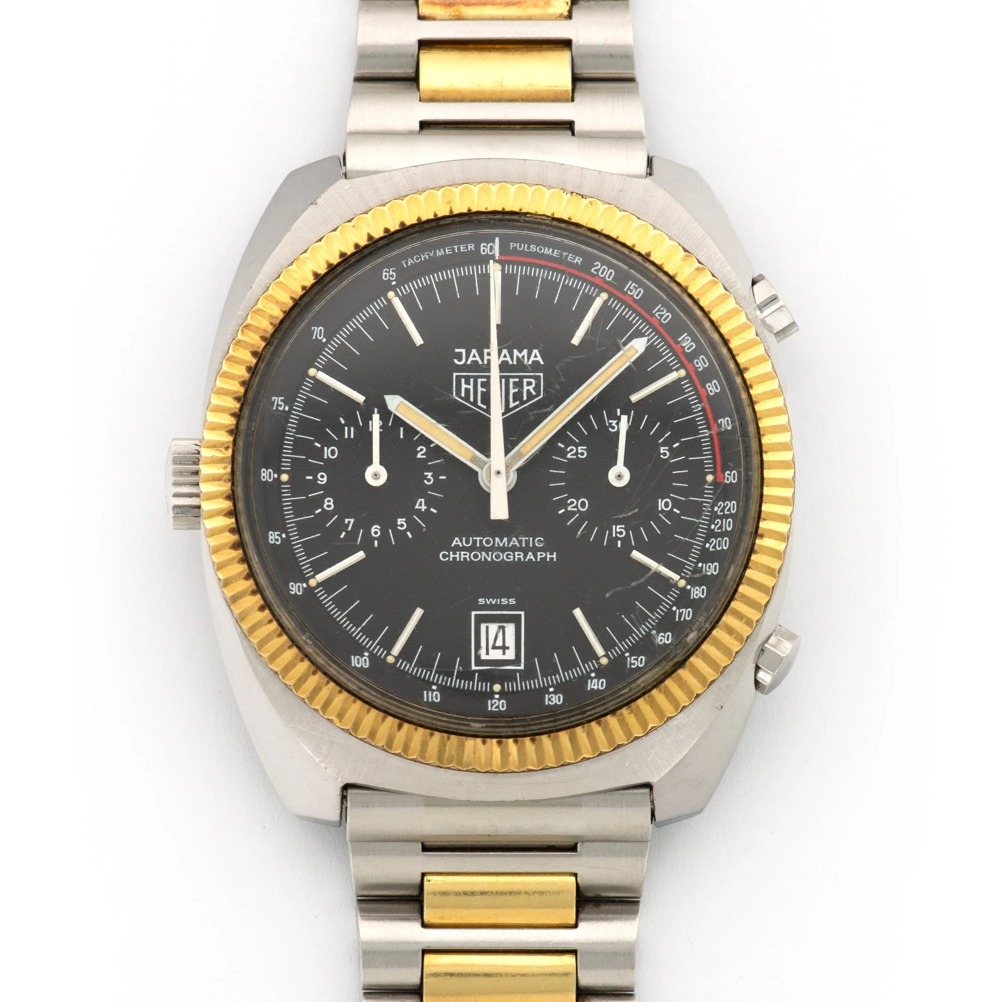 Heuer Two-Tone Jarama Chronograph Watch Ref. 110.245