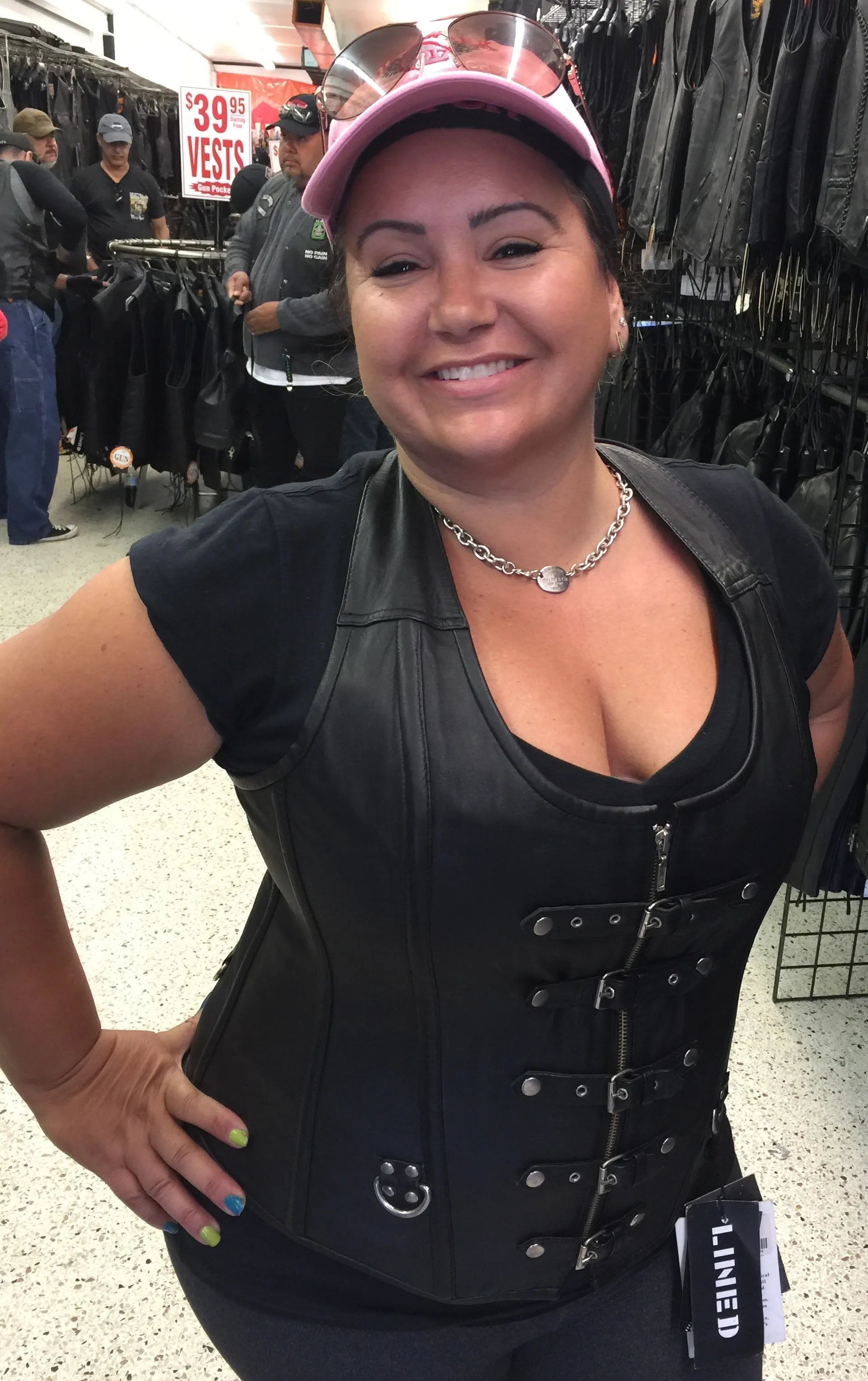 HL14077BLACK Bustier Halter Shoulder Straps Womens Steel Boned Gothic Punk Rock with Buckles Steampunk Corset Top Genuine Leather Clubwear
