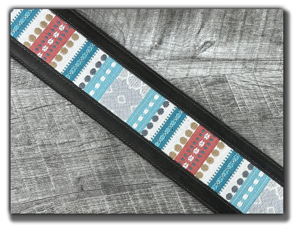 Hozho - Aged Steel Leather Guitar Strap - Numbered Limited Edition