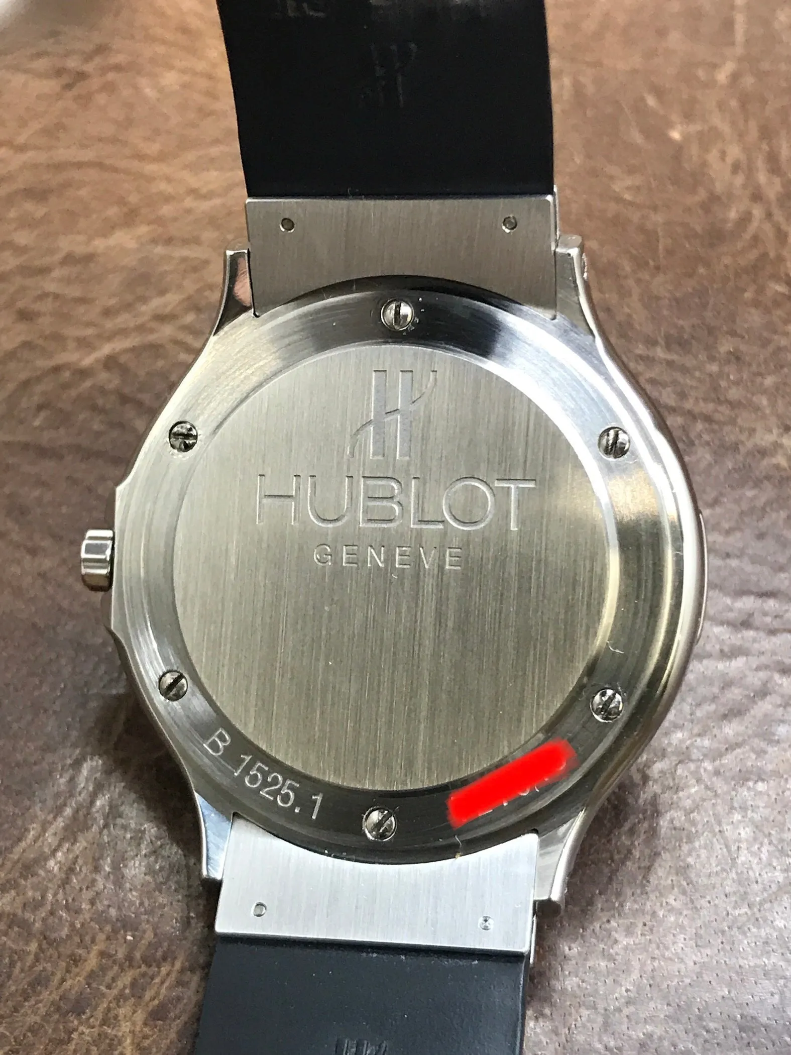 Hublot Classic Fusion B1525.1 Black Diamond Dial Quartz Women's Watch