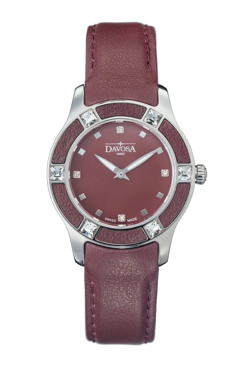 Irisea Quartz Swiss-Made Red Red Ladies Watch 16756765
