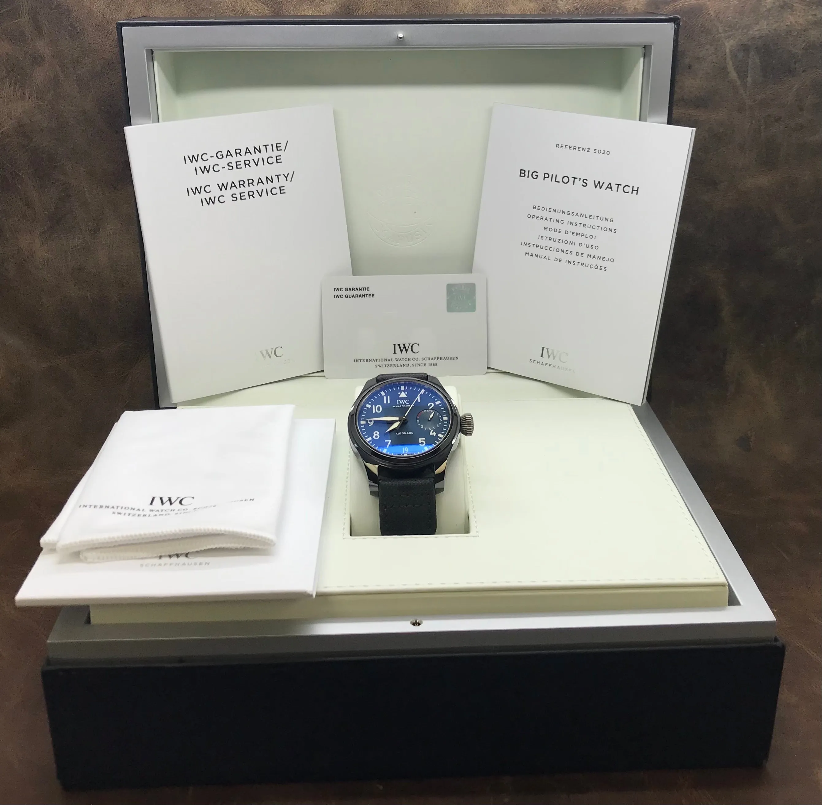 IWC Big Pilot Boutique Rodeo Drive 250pcs LE IW502003 Dark Blue Dial Automatic Men's Watch