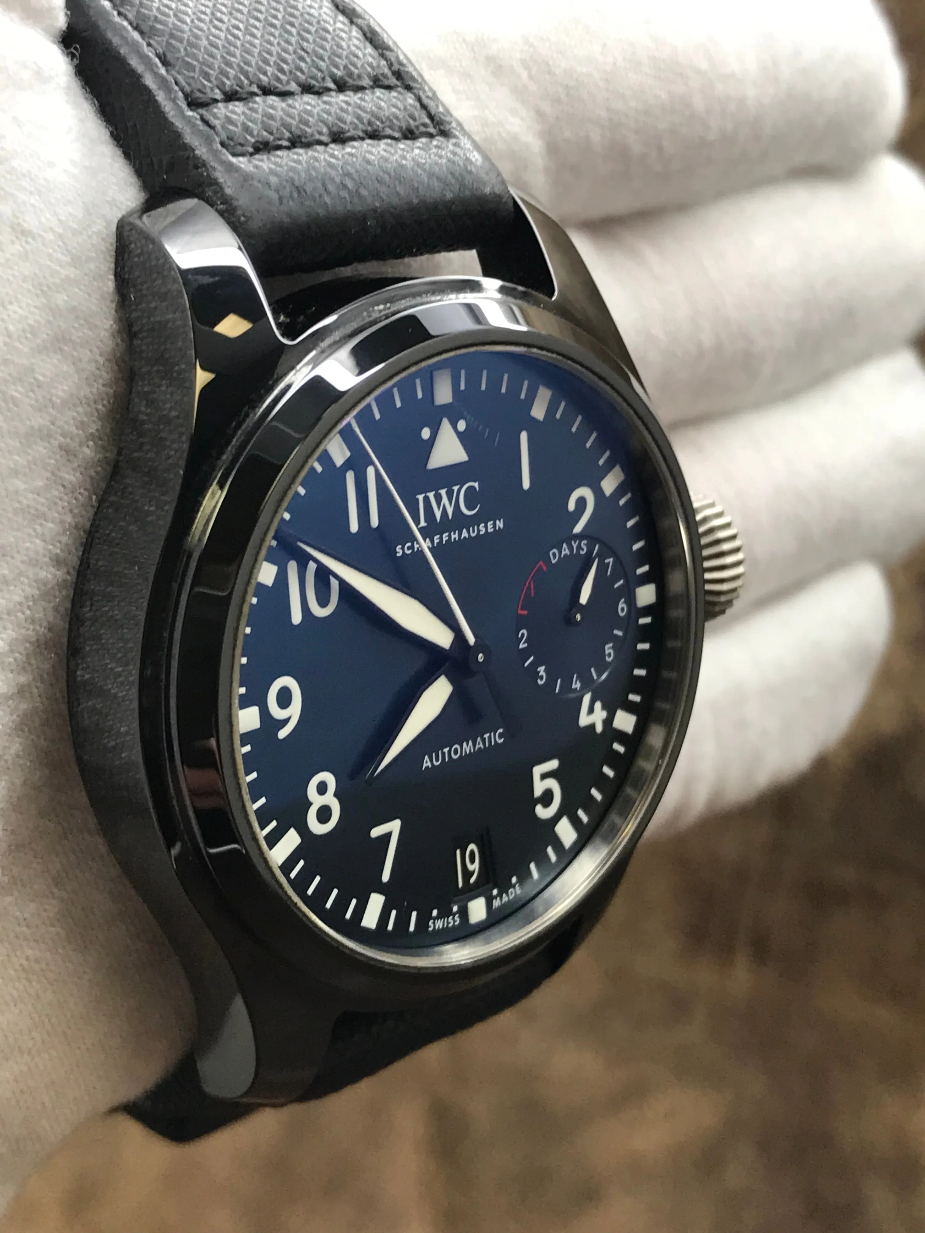 IWC Big Pilot Boutique Rodeo Drive 250pcs LE IW502003 Dark Blue Dial Automatic Men's Watch