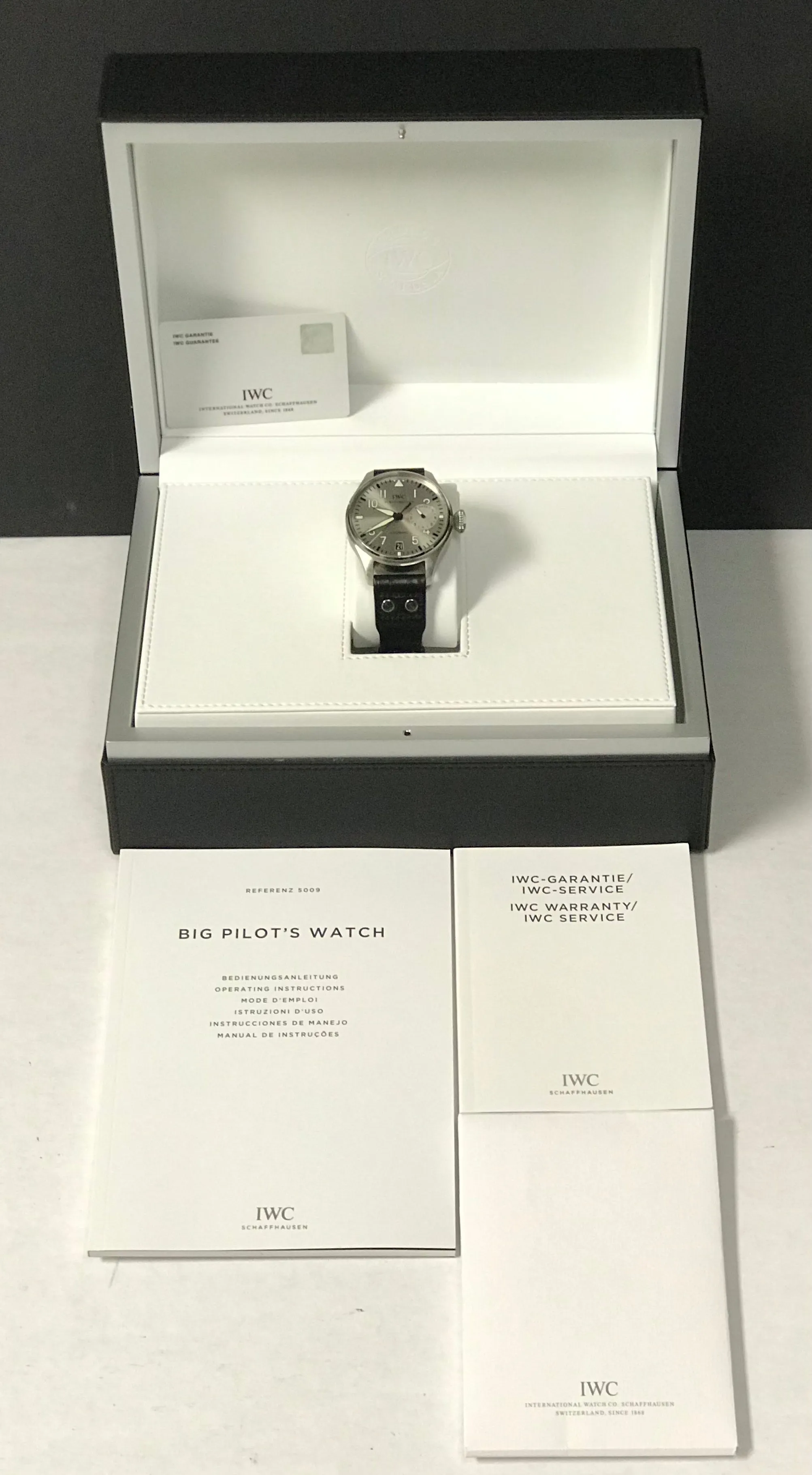 IWC Big Pilot Father IW500906 Silver Dial Automatic Men's Watch