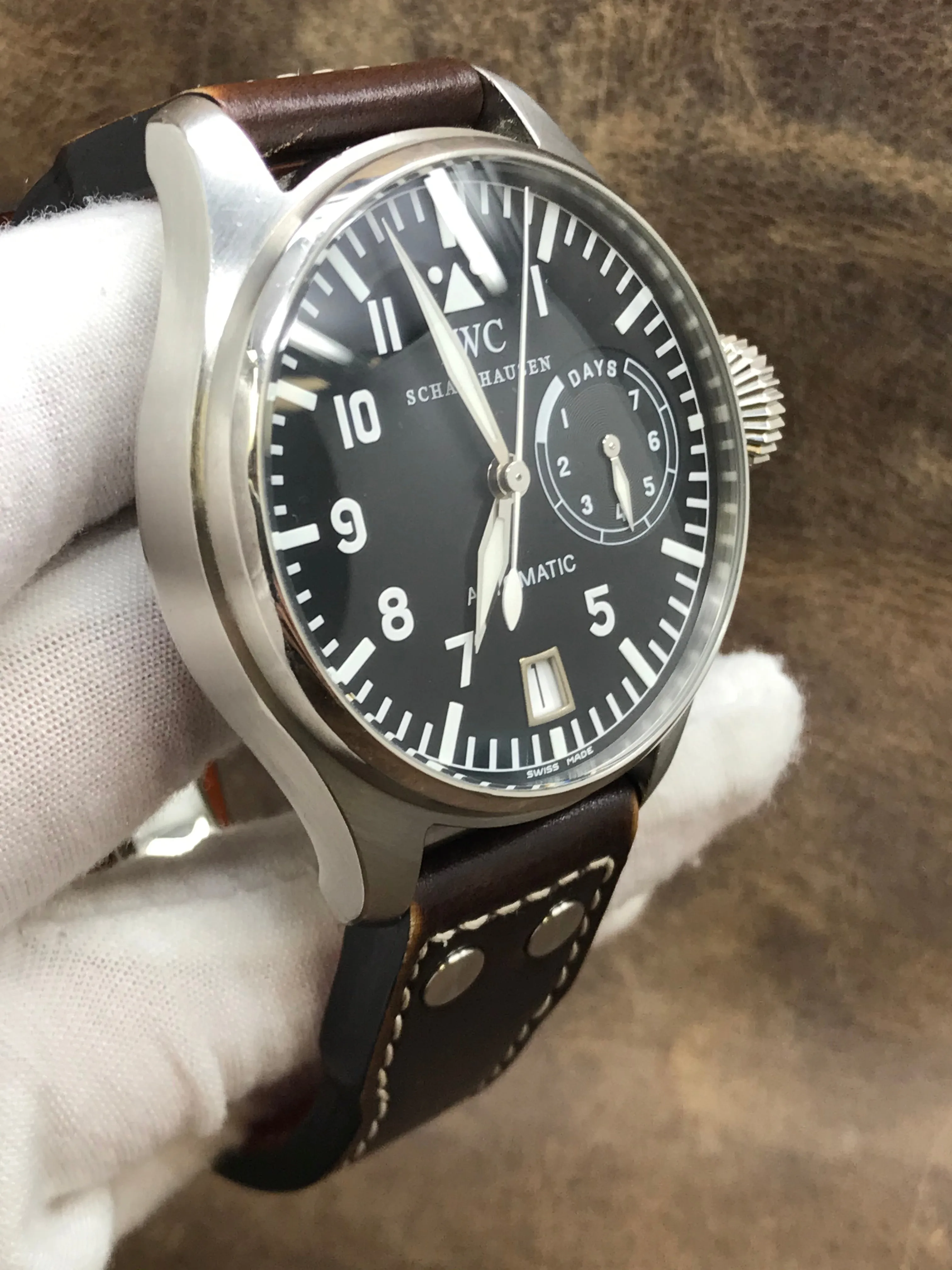 IWC Big Pilot IW500201 Black Dial Automatic Men's Watch