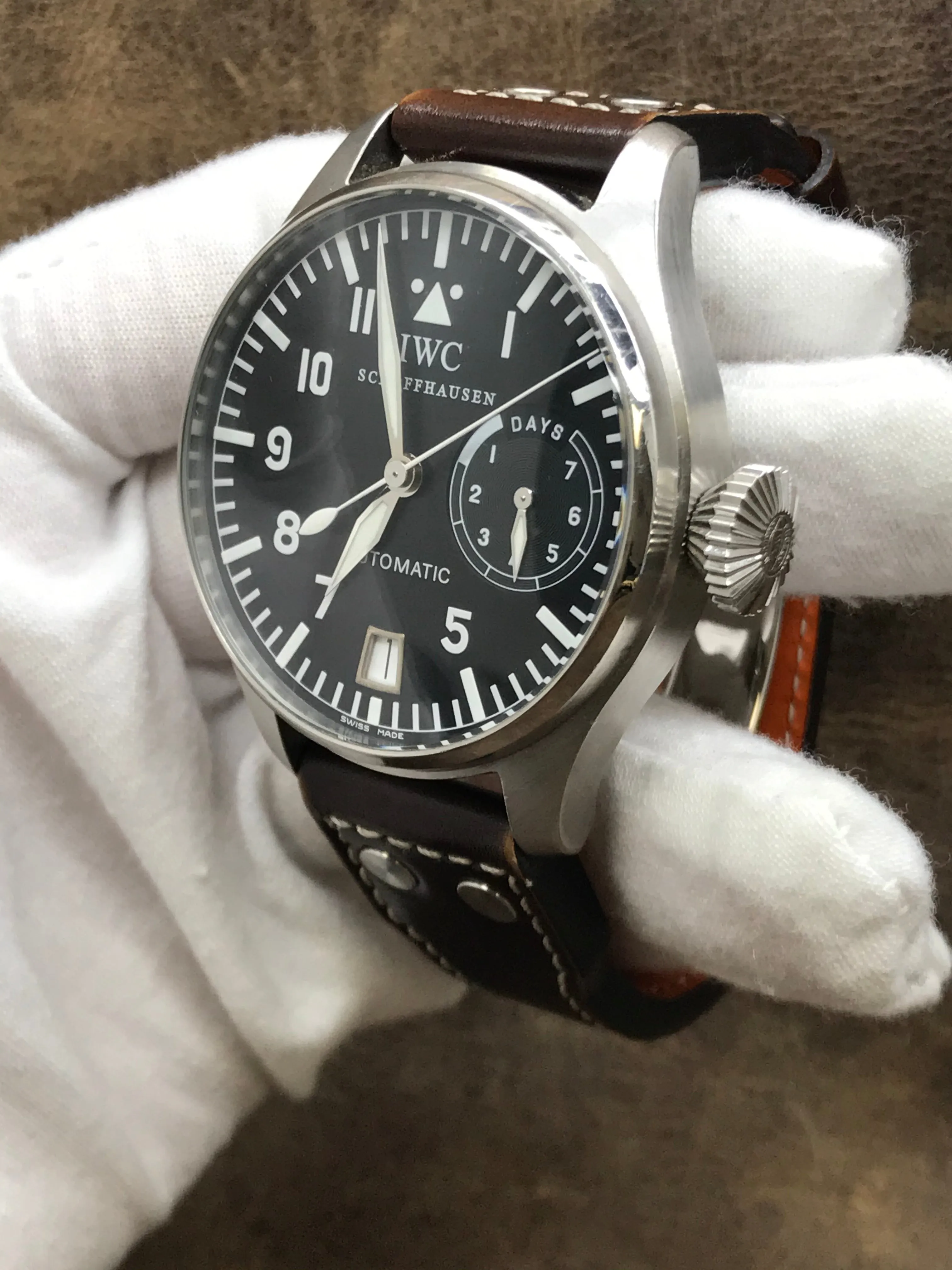 IWC Big Pilot IW500201 Black Dial Automatic Men's Watch