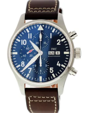 IWC Big Pilot Le Petit Prince Chronograph IW377714 Box And Papers