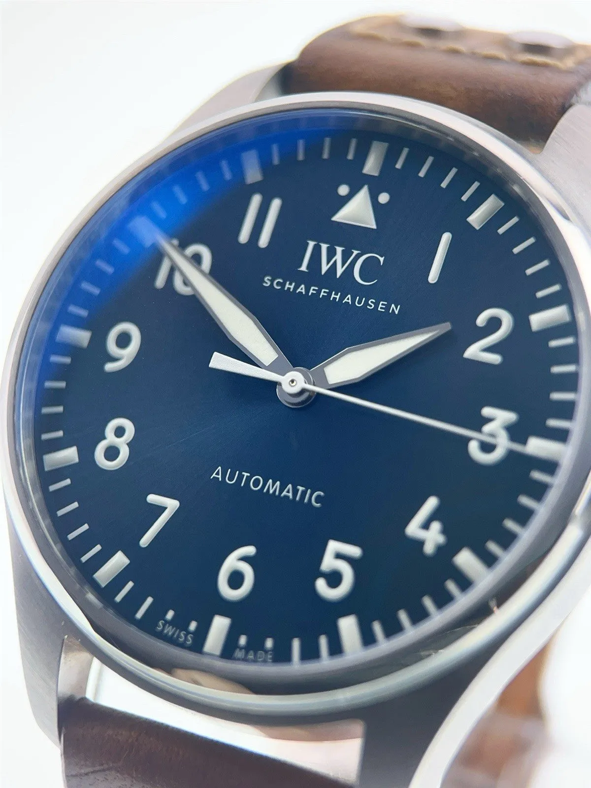 IWC Big Pilot Stainless Steel Blue Dial 43mm Automatic Men's Watch IW329303