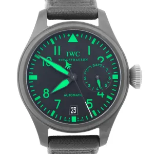 IWC Big Pilot TOP GUN Boutique Edition 48mm GREEN Black Ceramic Date IW501903