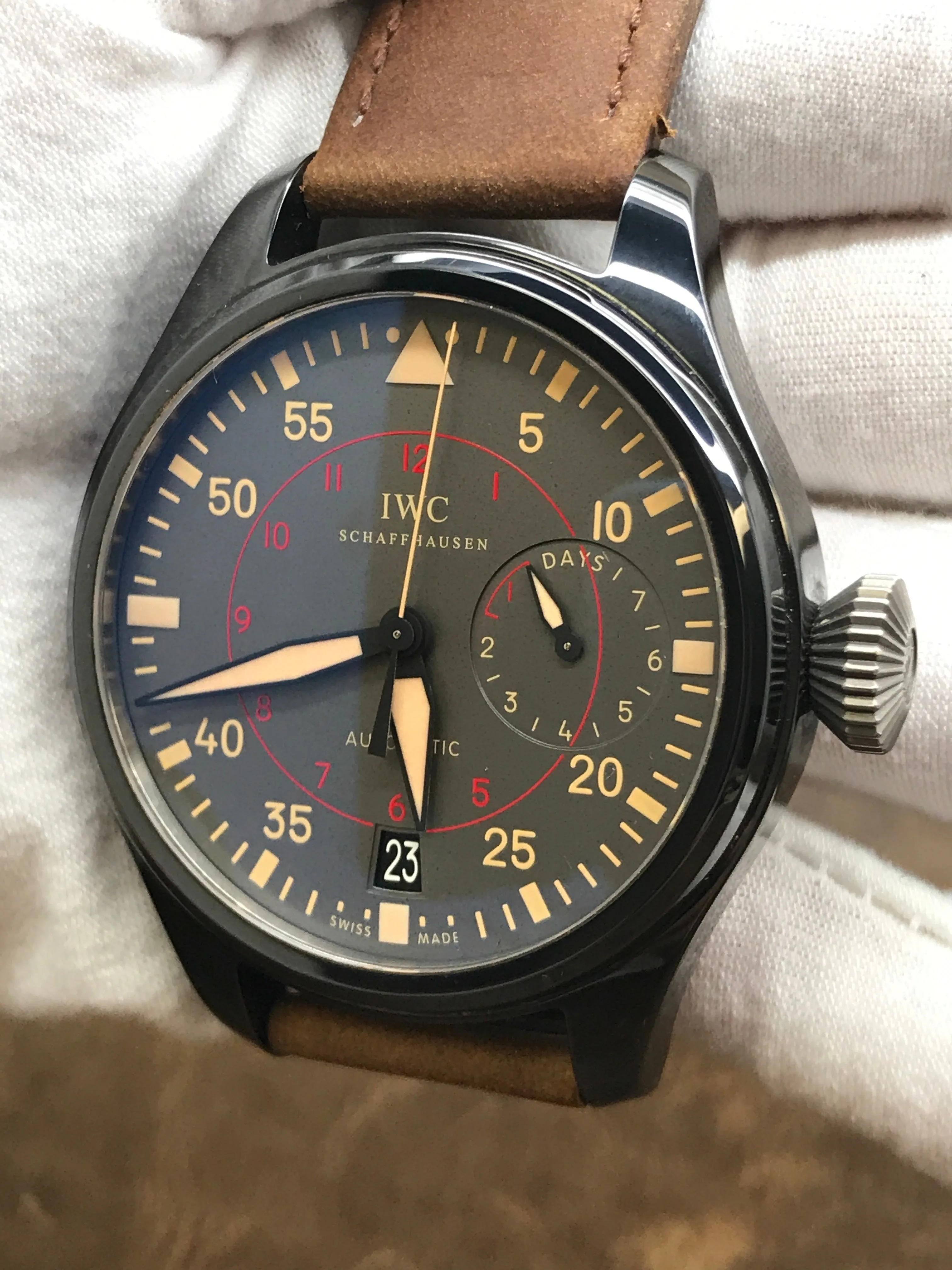 IWC Big Pilot Top Gun Miramar IW501902 Anthracite Dial Automatic Men's Watch