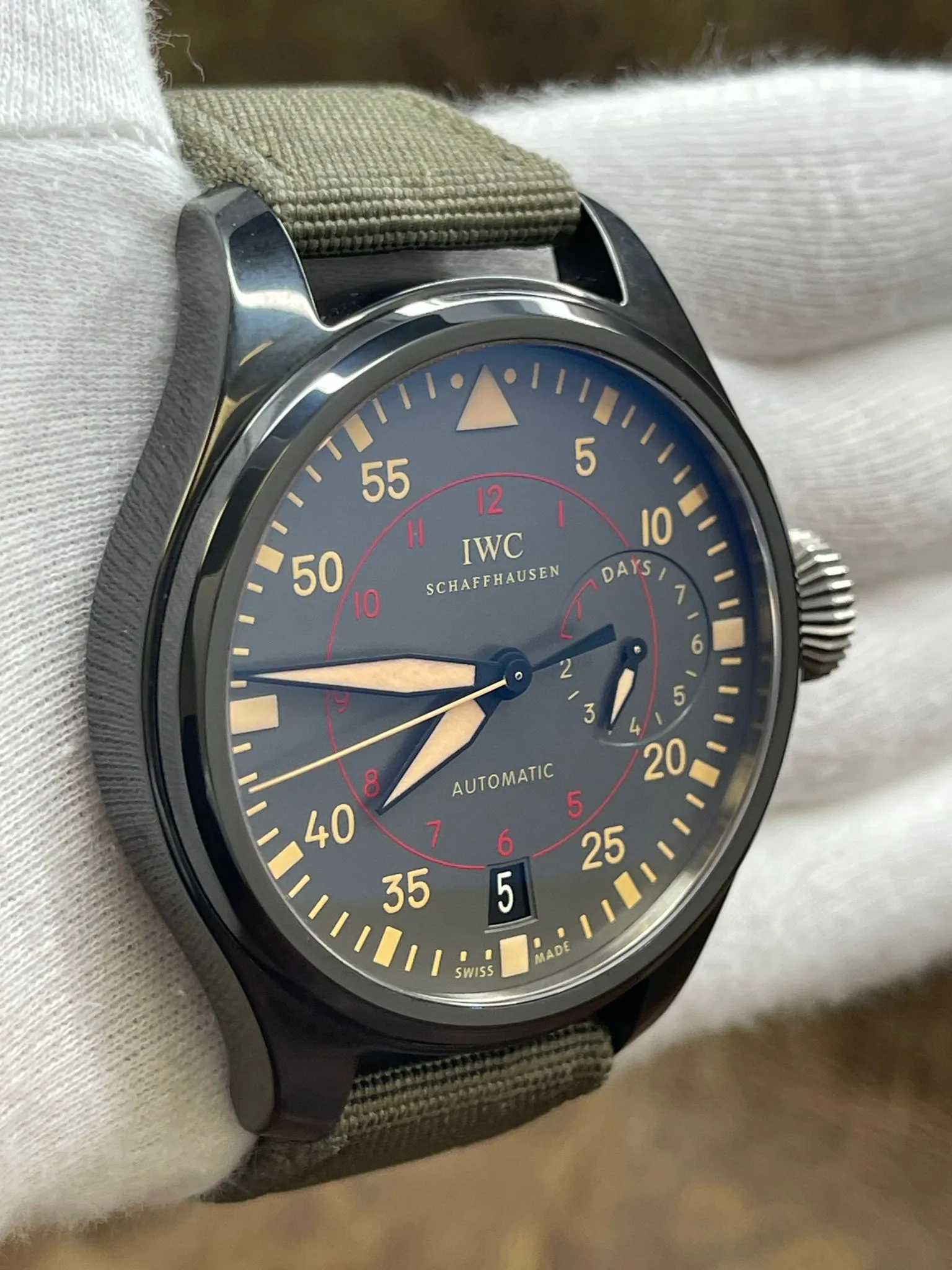 IWC Big Pilot Top Gun Miramar IW501902 Grey Dial Automatic Men's Watch