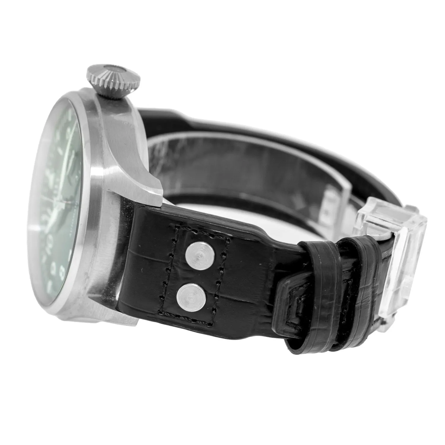 IWC Big Pilot's Watch 46.2mm Stainless Steel Green Arabic Dial IW501015