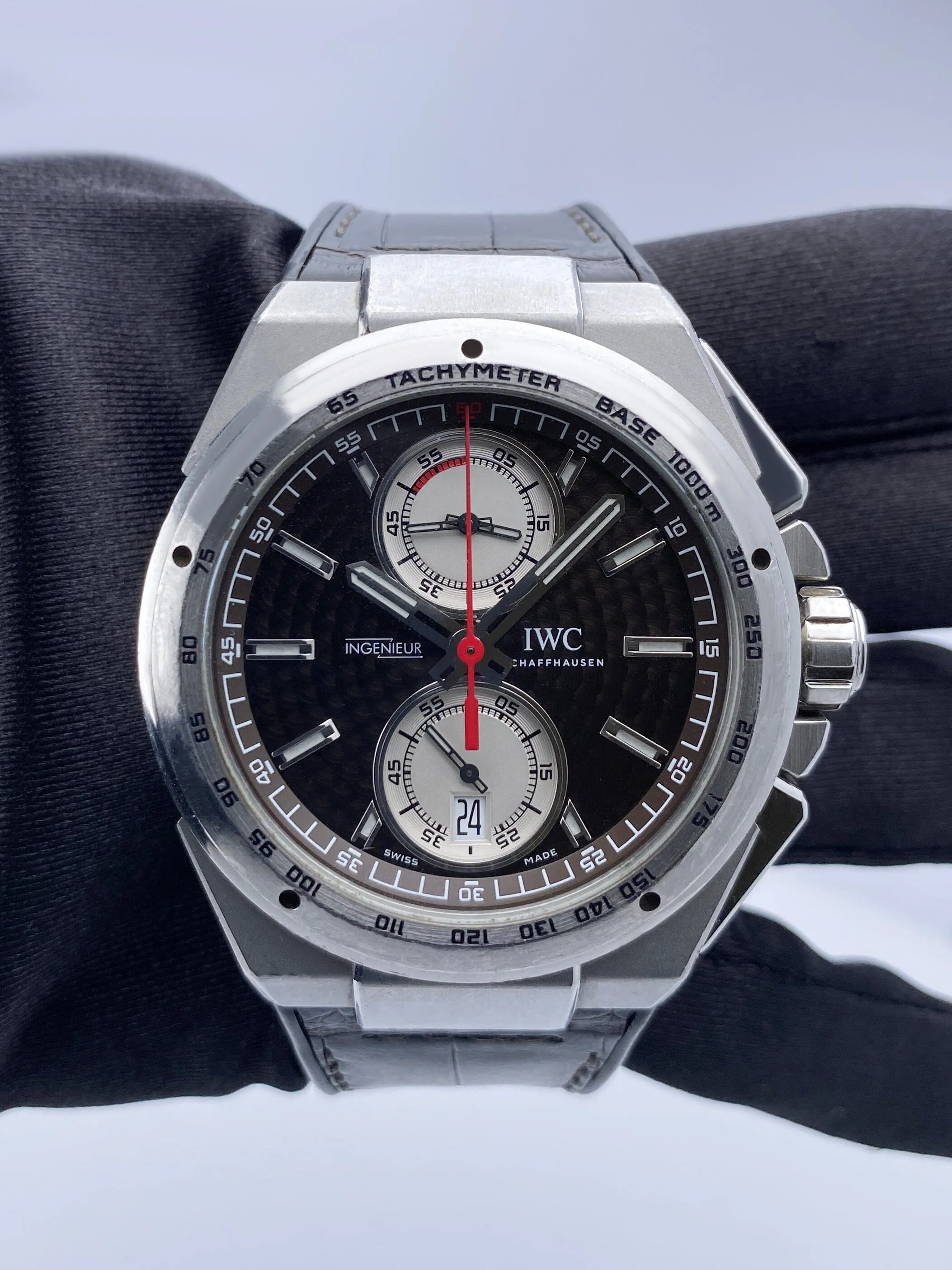 IWC Ingenieur Chronograph Silberpfeil IW378511 Mens Watch