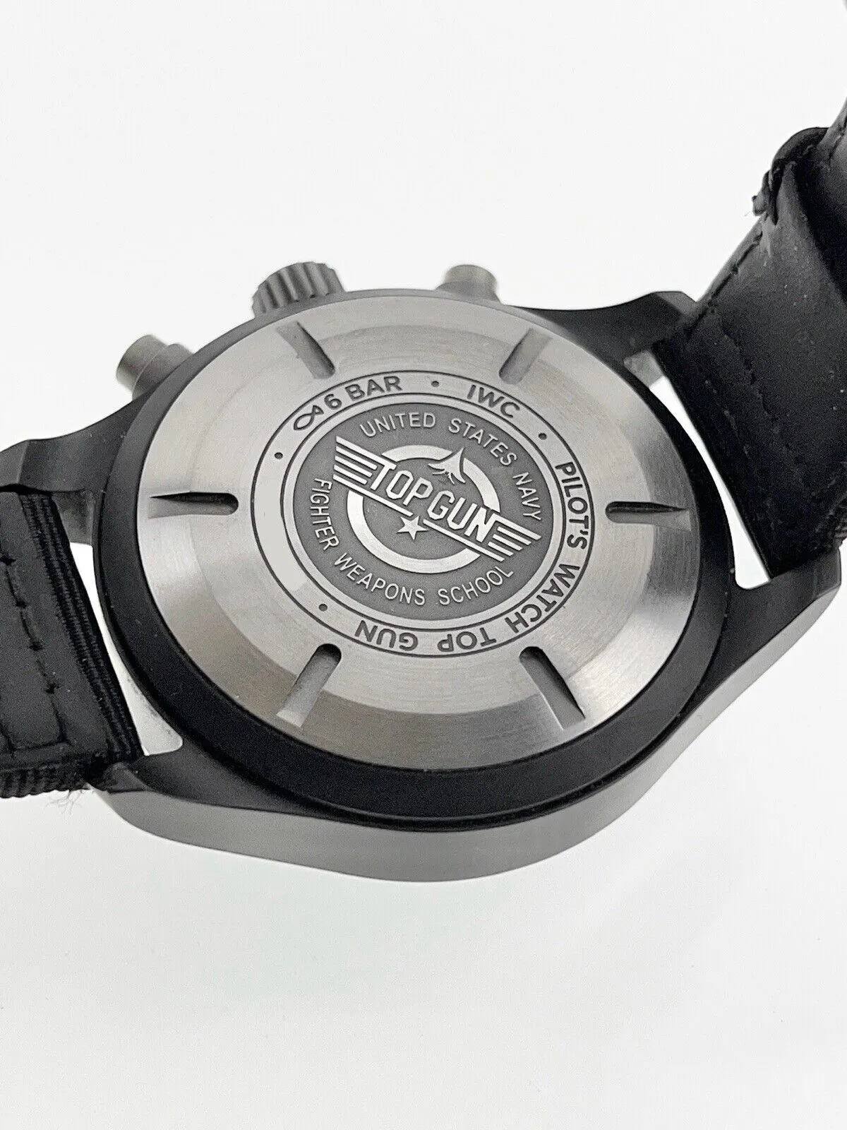 IWC Pilot Chronograph Ceramic Black 44.5mm Automatic Men’s Watch IW389101