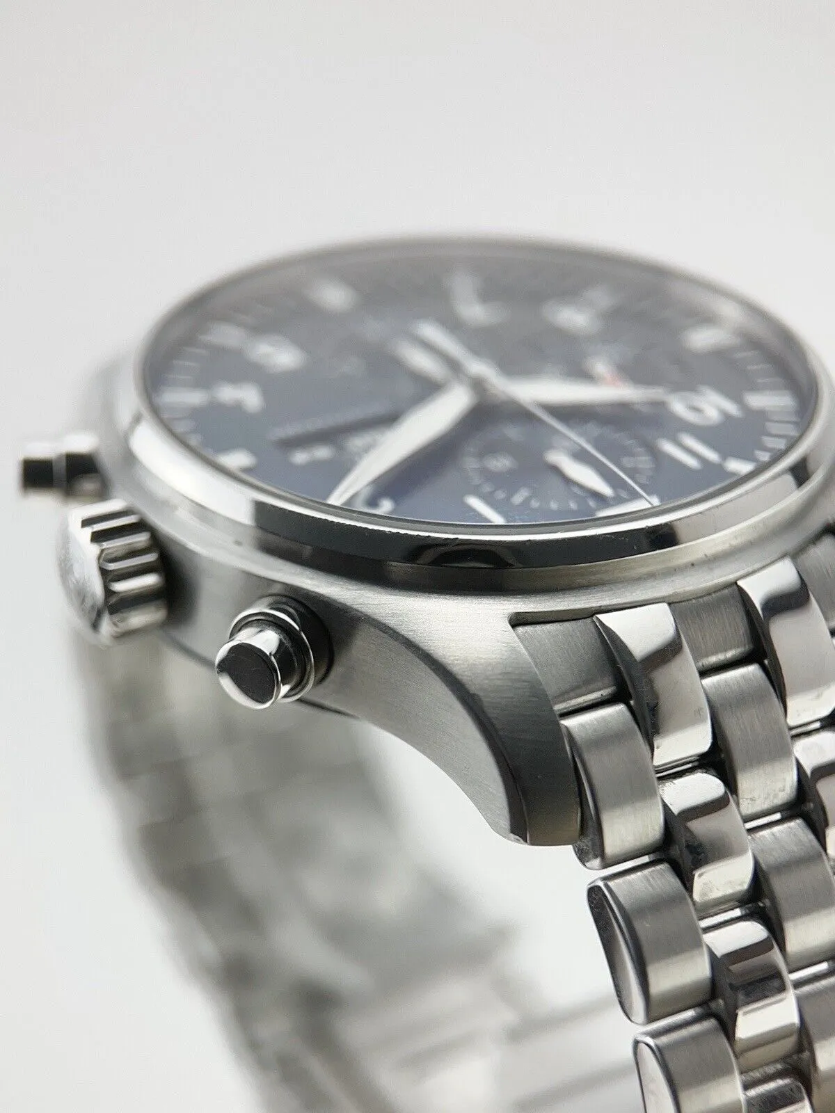 IWC Pilot Chronograph Le Petit Prince Stainless Steel Blue 43mm Automatic IW3777