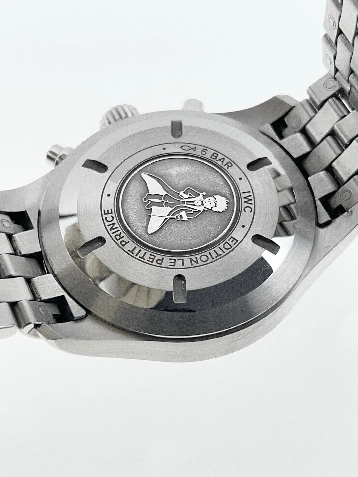 IWC Pilot Chronograph Le Petit Prince Stainless Steel Blue 43mm Automatic IW3777
