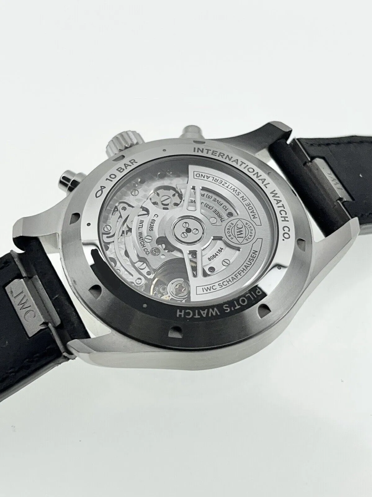 IWC Pilot Chronograph Stainless Steel Black 43mm Automatic Men’s Watch IW378001