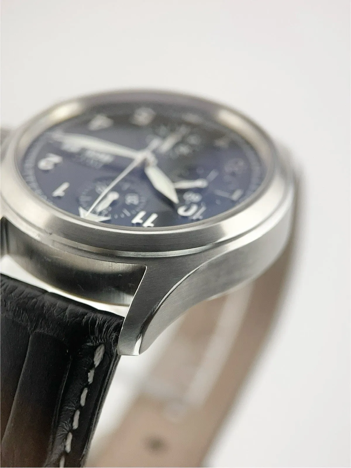 IWC Pilot Chronograph Stainless Steel Black Dial 42mm Automatic Mens IW370613