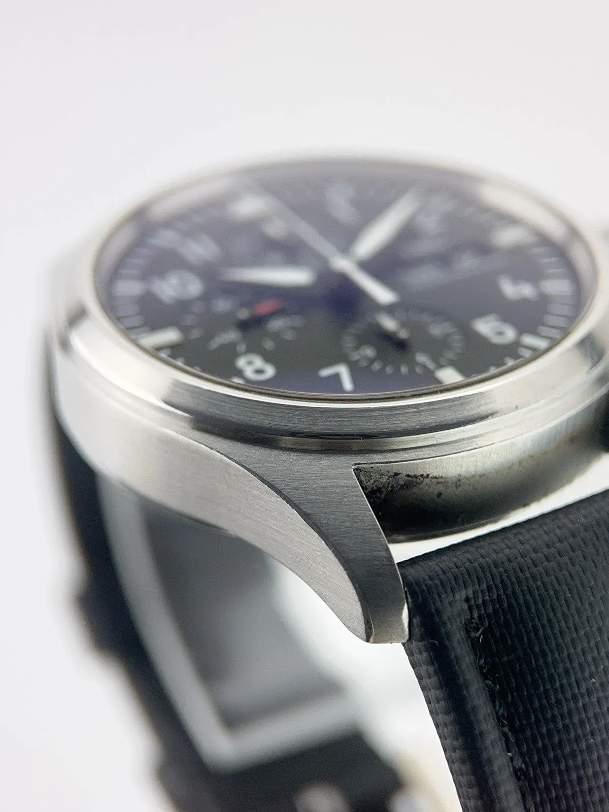 IWC Pilot Chronograph Stainless Steel Black Dial 42mm Automatic Men’s IW371704