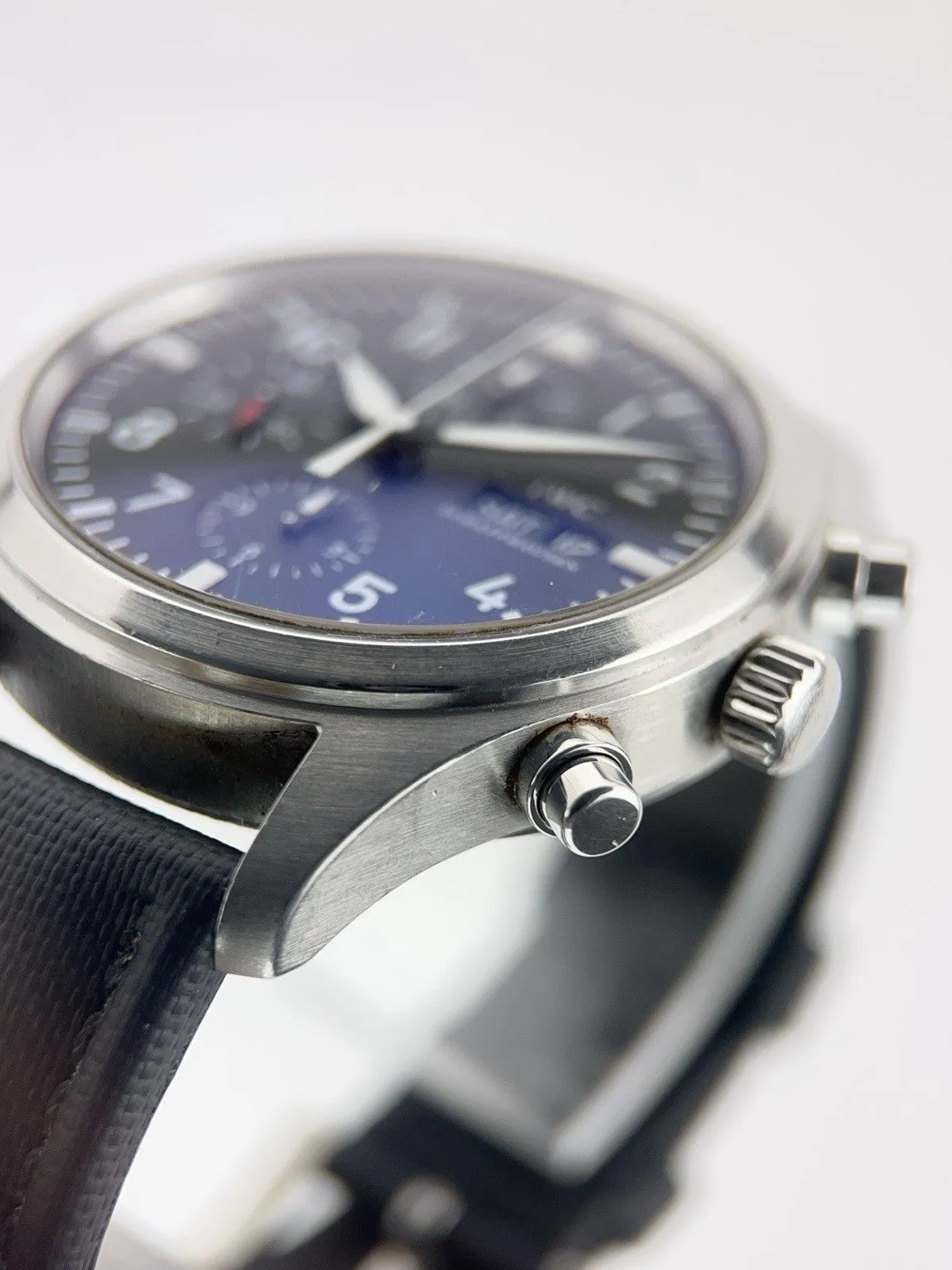 IWC Pilot Chronograph Stainless Steel Black Dial 42mm Automatic Men’s IW371704
