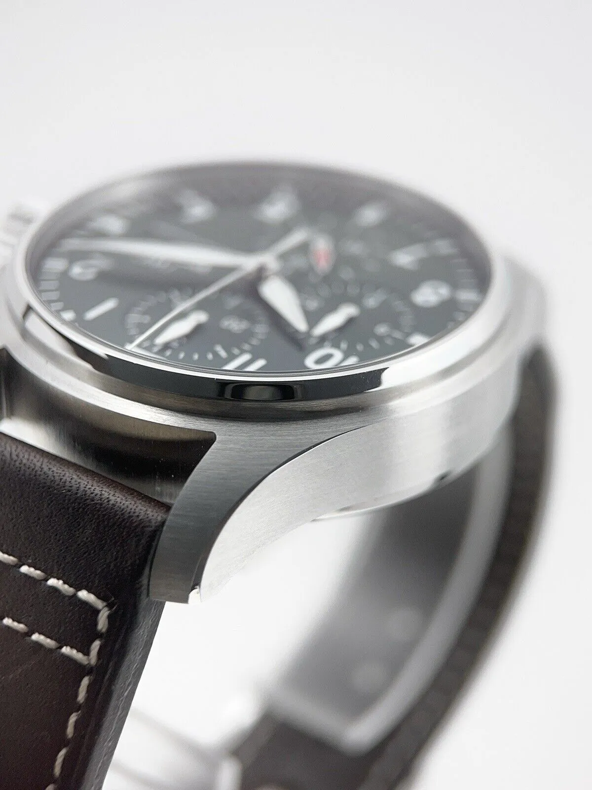 IWC Pilot Chronograph Stainless Steel Green 43mm Automatic Men’s Watch IW378005